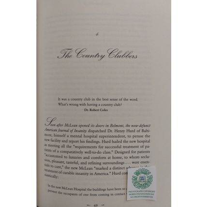 GRACEFULLY INSANE LIFE AND DEATH INSIDE MCLEAN MENTAL HOSPITAL by ALEX BEAM