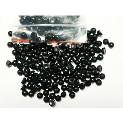 52257 - One lot of 150 Pieces 5 mm Round Cabochon Cut Onyx for sale