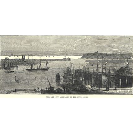 MARRIAGE OF THE MARQUIS OF BUTE - SKETCHES AT CARDIFF 1872 VICTORIAN ENGRAVINGS