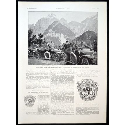 COMMEMORATION OF THE MARNE DAYS 1915 FRANCE WORLD WAR I PRINT