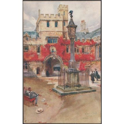 Corpus Christi College, Oxford, Oxfordshire, c.1910 - Tuck's Oilette Postcard