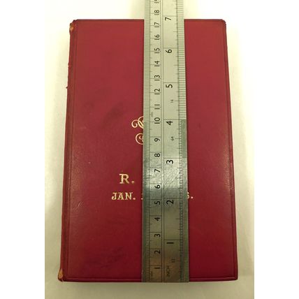 Antique Leather Bound Book Gentleman Of France S Weyman Gaskell Evans Family
