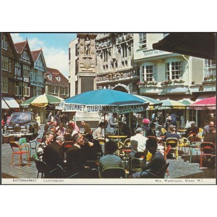 Buttermarket, Canterbury, Kent, c.1960s - Women's Institute Postcard