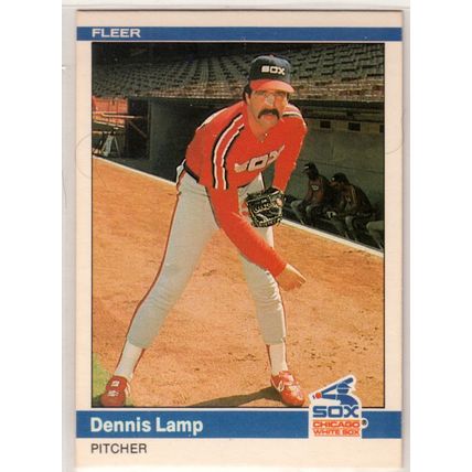 1984 Fleer baseball card #66 Dennis Lamp - White Sox