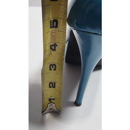 Woman's Blue Stiletto pumps heels round Size 8 "Charlotte Russe"