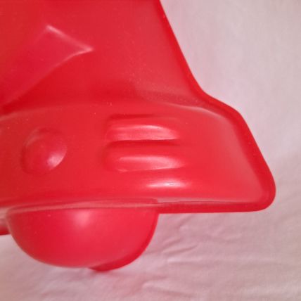 Christmas BELL BOW JELLO MOLD Jell-o Chocolate Plastic Bow Gelatin