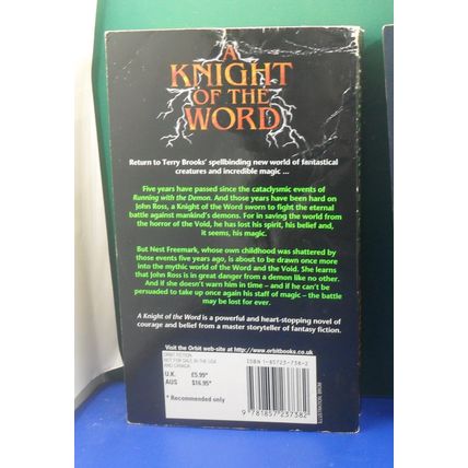 A Knight of the Word by Terry Brooks PB