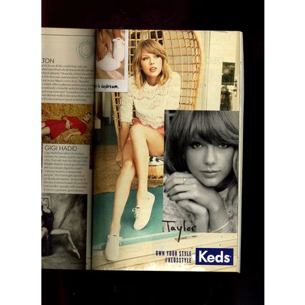 GIGI HADID Teen Vogue Magazine 2015 "AMERICAN DREAM GIRL" MAJOR SPRING FASHION