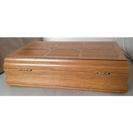 Vintage Wooden Mele Jewellery Box