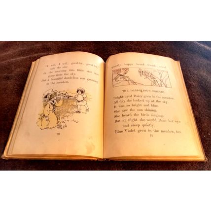 Old Vintage Basic Reader AFirst Reader By Spaulding & Bryce 1906