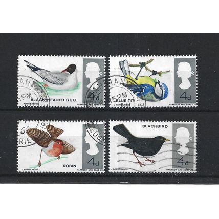 GB.British Birds set of 4.Fine Used.Jul25
