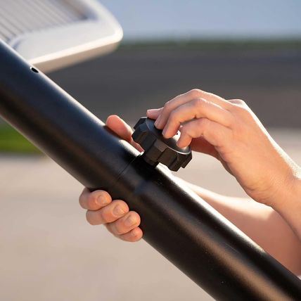 Lifetime 90992 Full-Size Height Adjustable Portable Basketball Hoop, 7.5 to 10 F