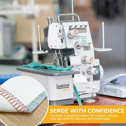 Lumina Sienna Serger Sewing Machine - Industrial Grade Sergers & Overlock Machin