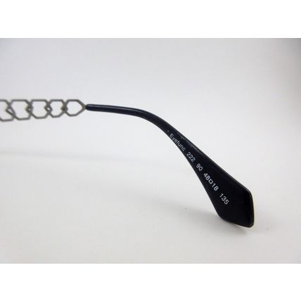 Eyefunc London 222 90 Eyeglass Frames Blue Metal 48/18/135