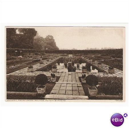 London - Kensington Gardens Palace Dutch Gardens c.1910