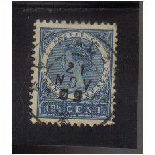 NETHERLANDS 1903 CURACAO 12 1/2C BLUE FU SG61