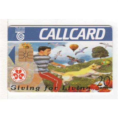 PHONE CARD - EIRE - GIVING FOR LIVING