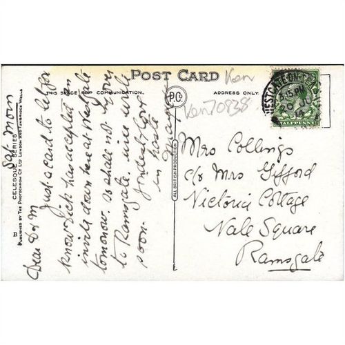Westgate on Sea The Gardens Kent Postcard (Ken70838)
