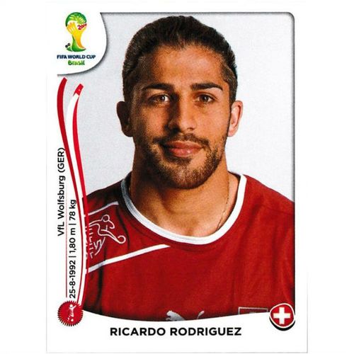 2014 Panini World Cup Soccer Stickers - #340 - Ricardo Rodriguez