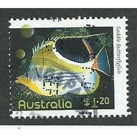AUS 2010 $1.20 'FISHES OF THE REEF' FINE USED (EBID35-002)