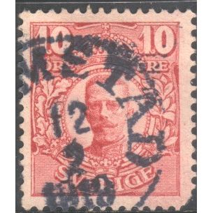 Sweden 1910 - SG72 - 10 ore red - Gustav V - used