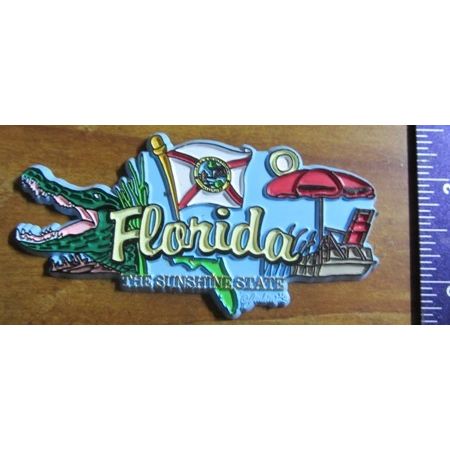State Magnet Florida The Sunshine State