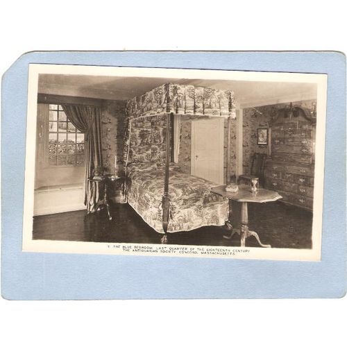 MA Concord The Blue Bedroom Last Quarter Of The Eighteenth Century ma_box2~839