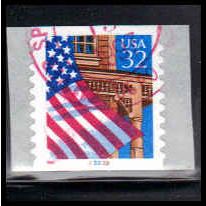 Used 2915A 32c U.S. Flag Over Porch Fine CNS 23222 10x10 PA1297