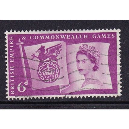 GB 1958 COMMONWEALTH GAMES 6d USED SG568