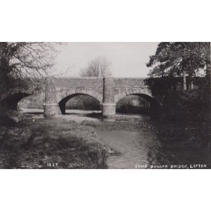 John Bullen Bridge River Lifton Vintage Real Photo Postcard