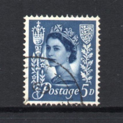 Jersey - 1968-69 - 5d Royal Blue (sg14) Used