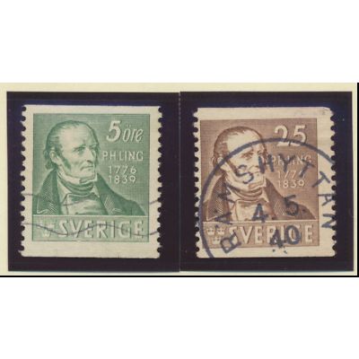 Sweden Stamps Scott #290 To 291, Used