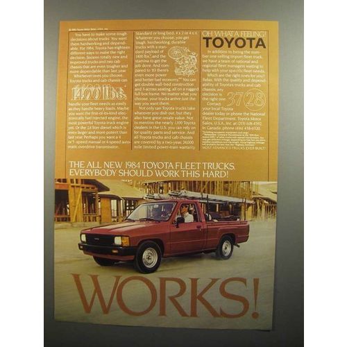 1984 Toyota Trucks Ad - Works!