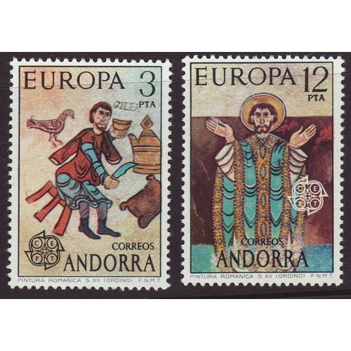 Andorra - Spanish 1975 SG 92-3 UMM Europa/CEPT (G-043-02)