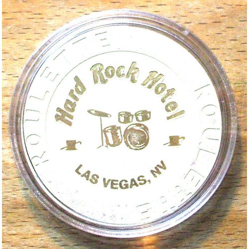 Hard Rock Casino ROULETTE Chip - Tan - Drum Set - LAS VEGAS, Nevada