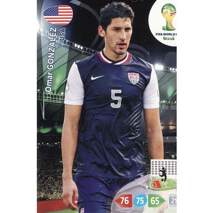 Adrenalyn XL World Cup 2014 Omar Gonzalez USA