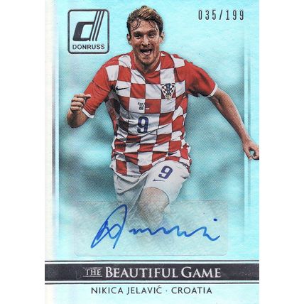 Donruss Soccer 2015 035/199 Nikica Jelavic Autograph Card