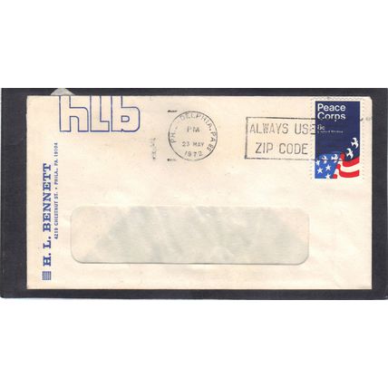 Cover 1447 8c Peace Corps CV02716