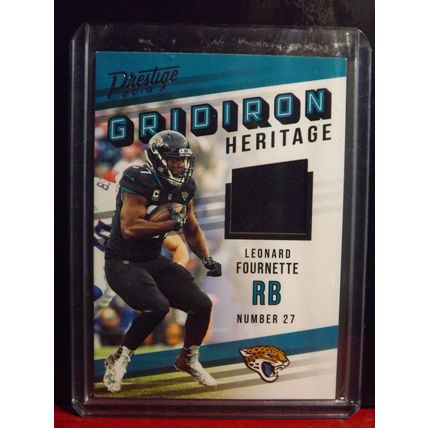 2019 Prestige LEONARD FOURNETTE (Jaguars) Gridiron Heritage Jersey #GH-LF