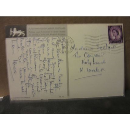 NORWICH CATHEDRAL, NORFOLK. used postcard by Jarrold 1966 pm =