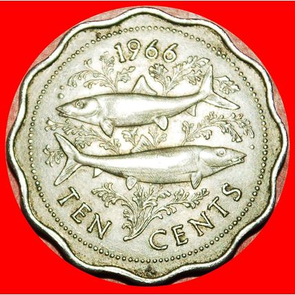 GREAT BRITAIN (1966-1970): THE BAHAMAS★ 10 CENTS 1966! FISH★LOW START★NO RESERVE