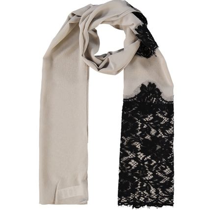 DOLCE & GABBANA Silk Blend Lace Scarf BNWT