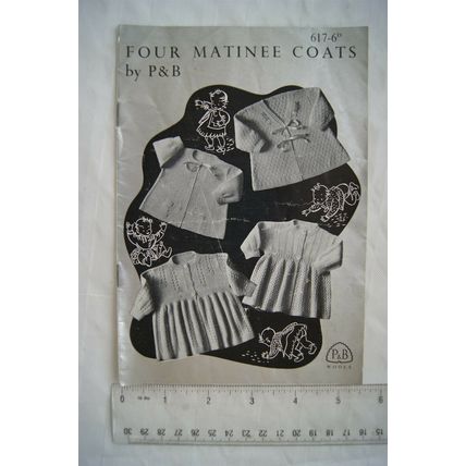 Vintage: P&B 617 four matinee coats, baby wool