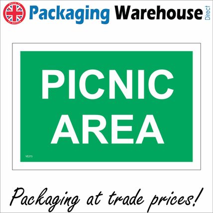 VE273 PICNIC AREA SIGN REST SEATING BENCH TABLE BLANKET FOOD DRINK KEEP TIDY
