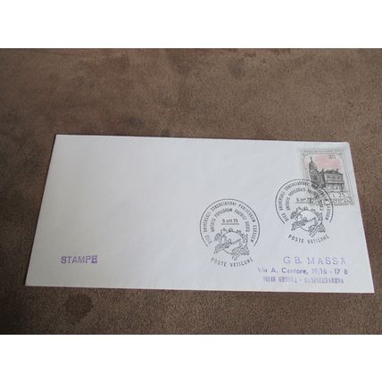 1973 Vatican FDC Postal Cover .. Sister Therese of Lisieux