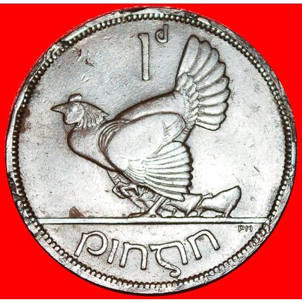 GREAT BRITAIN 1928-1937:IRELAND★1 PENNY 1928 HEN & 4 CHICKS★LOW START★NO RESERVE