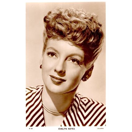 Evelyn Keyes Picturegoer Magazine Rare Plain Back Photo Postcard