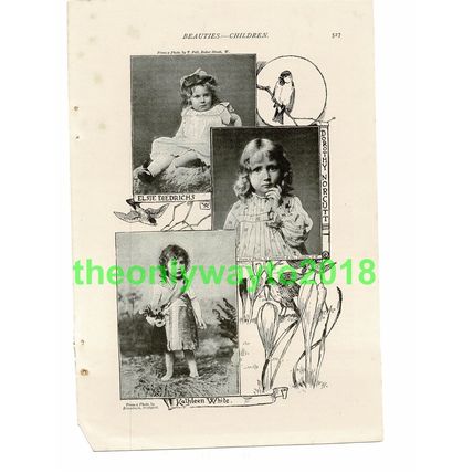 Beautiful Children (2), Book Illustration (Print), 1893