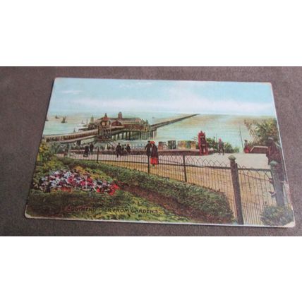 1907 fr Hildesheimer Postcard - The Pier from Gardens, Southend on sea - Essex