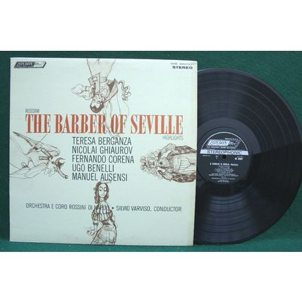 Varviso/Berganza/Ghiaurov - Rossini: Barber Of Seville - OS 26007 - EX+
